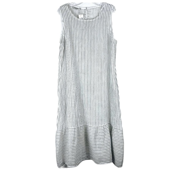 NWT Francesca Bettini striped linen dresses Szs S, M, L